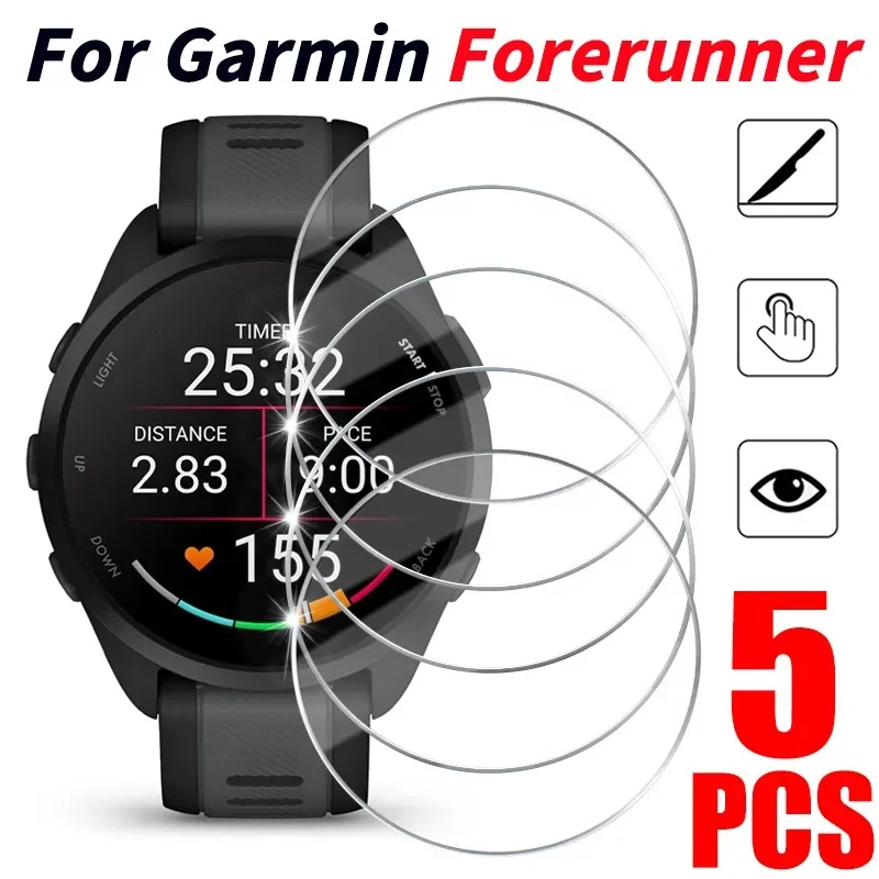 Tempered Glass Watch Screen Protective Film for Garmin Forerunner 165 965 945 935 220 225 230 235 255s 735XT 620 630 Screen Film