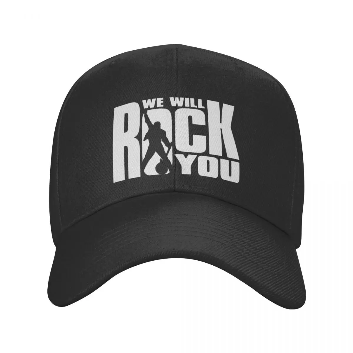 Fashion We Will Rock You Baseball Cap Men Women Adjustable Queen Rock Band Dad Hat Outdoor Snapback Hats Trucker Caps