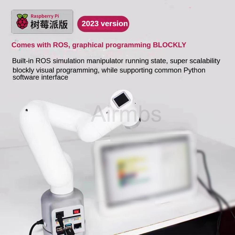 6-дюймовая роботизированная рука Mycobot-Pi с Raspberry Pi, распознавание изображений Ros Education, искусственный интеллект