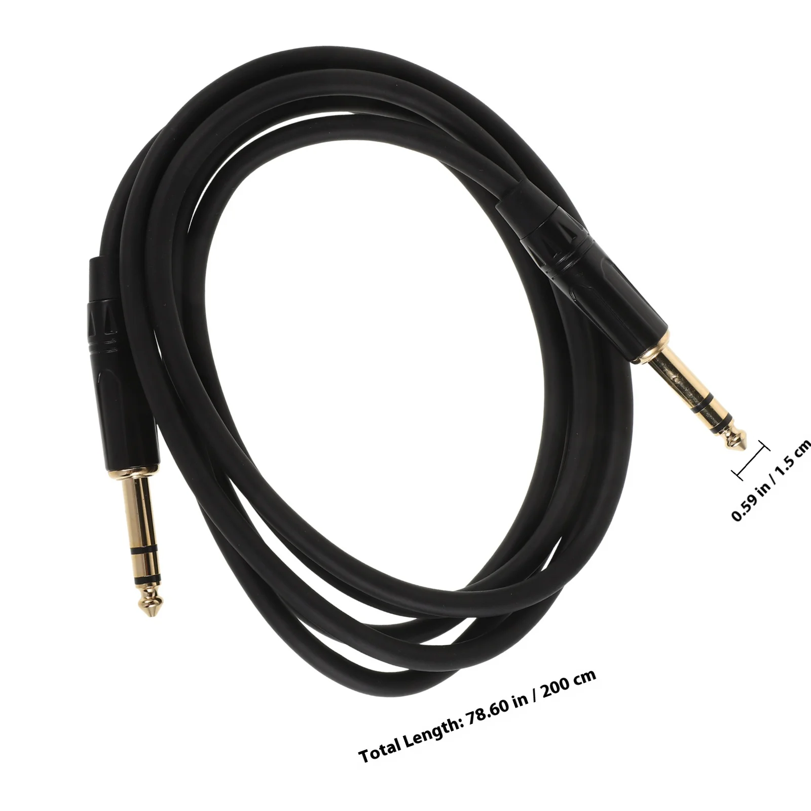 6.35 مللي متر ذكر إلى ذكر كابل أداة جودة صوت مستقرة تطبيق واسع كابلات تأثير الغيتار أمبير تصميم أنيق #4