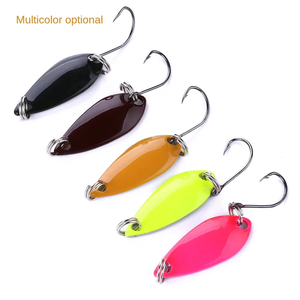 Mini Spoon Clip Easy To Throw Better Effect After Water Reflection Low Wind Resistance Fishing Accessories Colorful