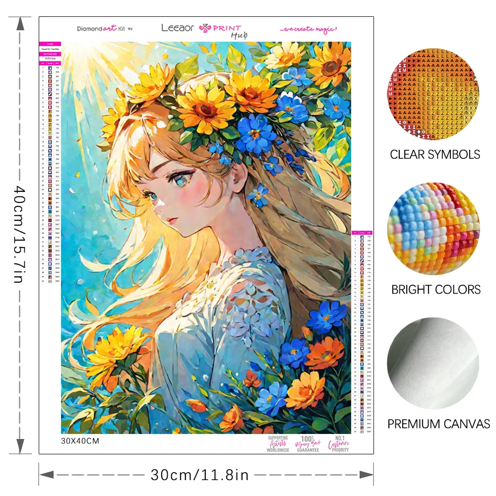 Dream Garden Elf Fairy DIY Diamond Painting Embroidery Cartoon Sunshine Art Cross Stitch Bedroom Beginner Wall Decoration Gifts