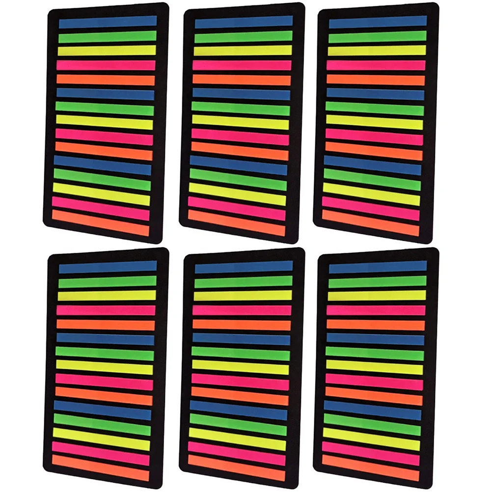 شرائط قراءة شفافة علامات الجملة المحمولة لعلامات تبويب مؤشر التركيز، شريط تمييز، كتاب أعلام الصفحة اللاصقة