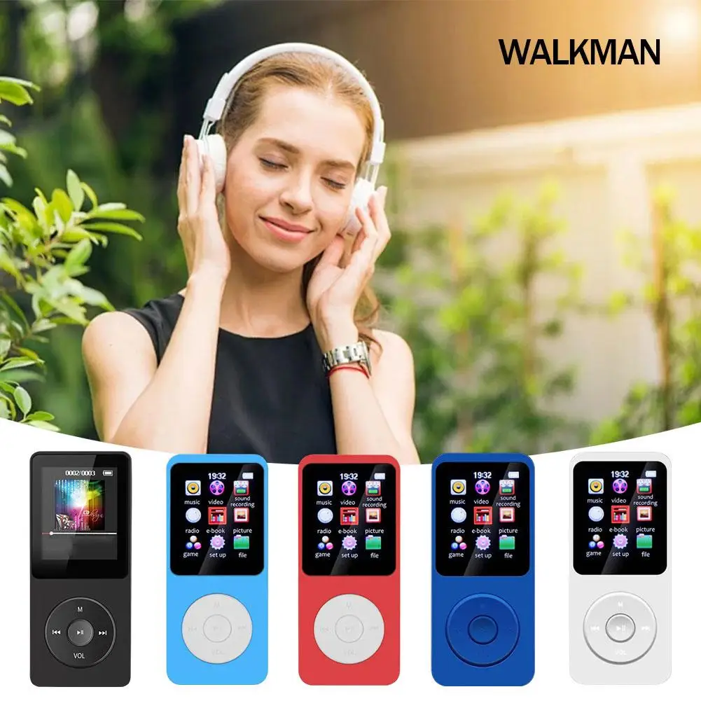 Mp3 player com bluetooth para walkman, fm player, lossless externo, ebook, mp4, v2h2