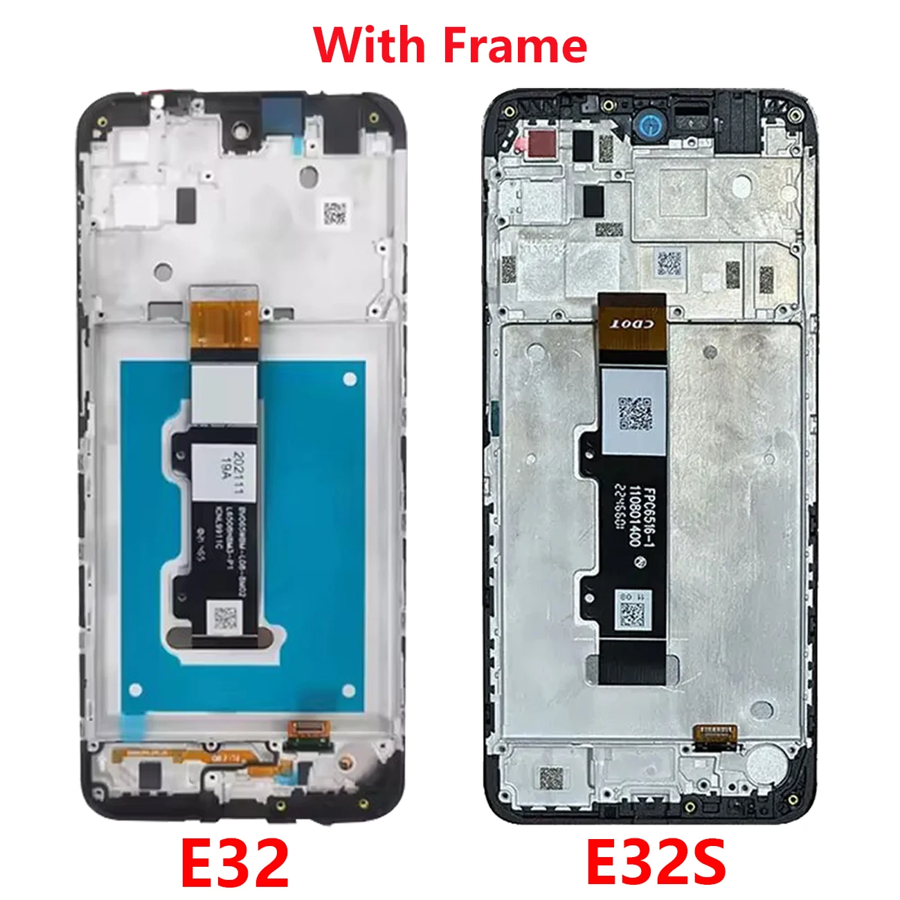 Pantalla For Motorola Moto E32 XT2227-1 LCD Display For Moto E32s XT2229-2 Touch Screen Digitizer Assembly Replacement Psrts