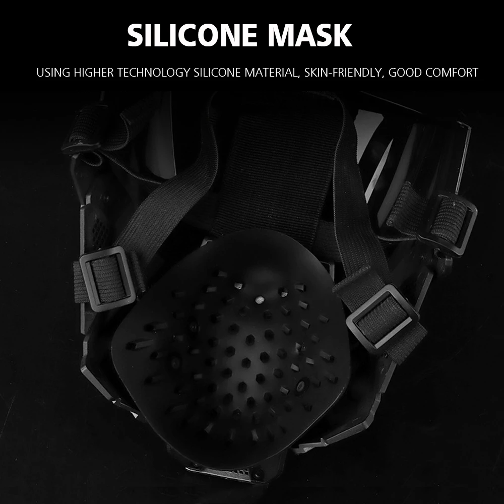 Máscara táctica Airsoft con protección facial antiniebla - imagen 5