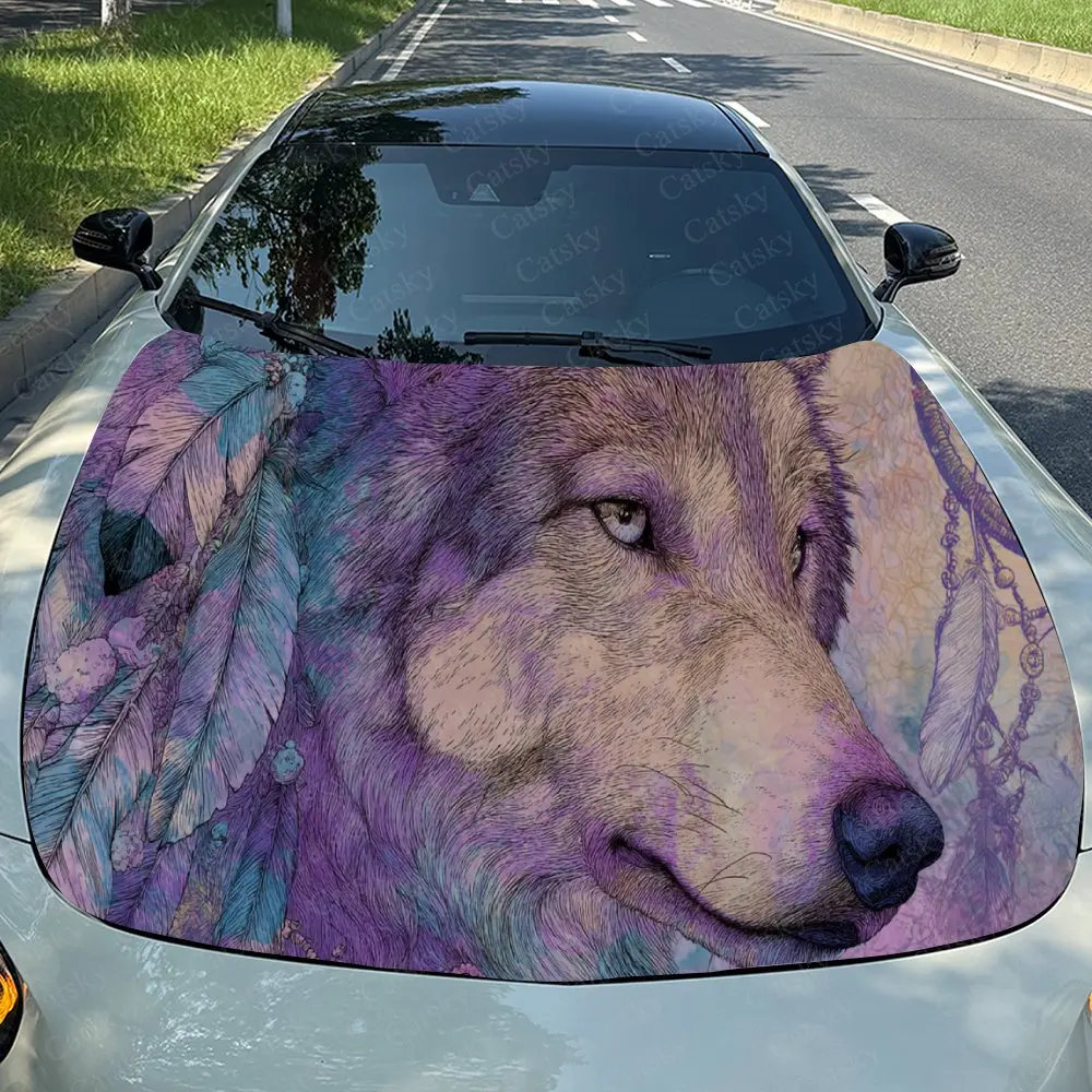 Car Decal Purple-Hu…