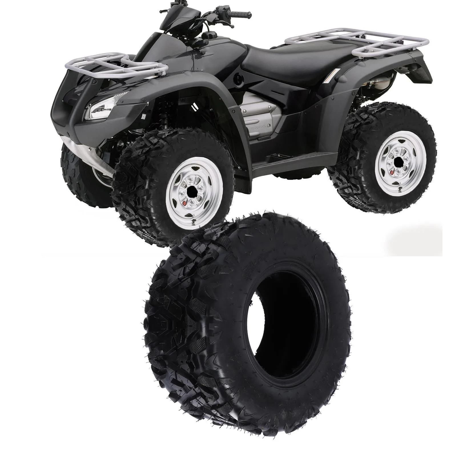 

Go Kart Tire 22X10-10 Tire 10 Inch Tubeless Tire Heavy Duty 6PR Layer Rubber Tyre for ATV UTV Go Kart Cart Or Garden Mower