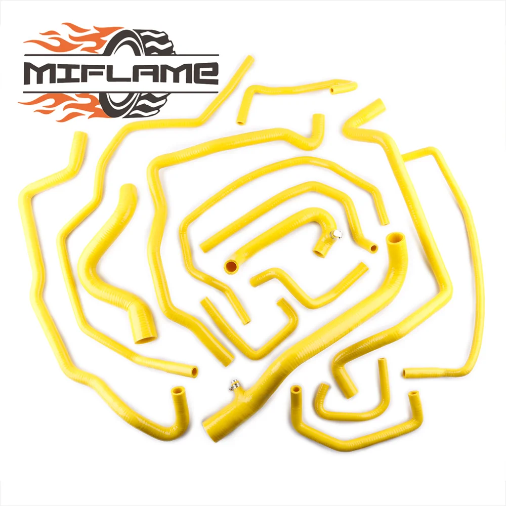 طقم خراطيم تبريد المبرد من السيليكون لرينو 5/R5 GT توربو المرحلة 2 1988-1991 1990 1989 #4