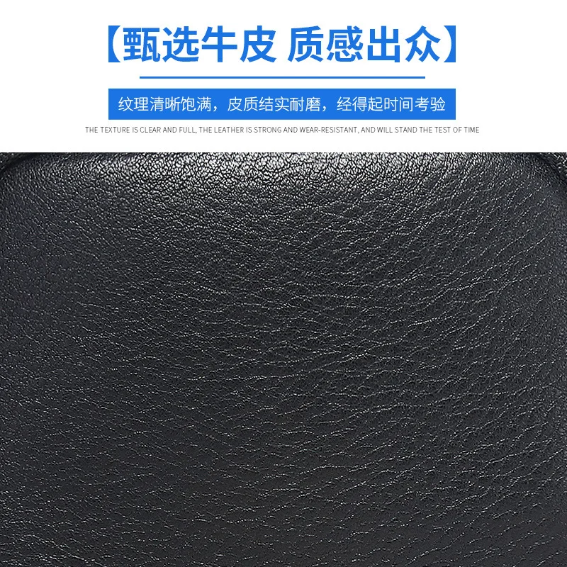 Top Layer Cowhide Lightweight Genuine Messenger Luxury Leather Briefcases Men High-end Large Capacity Men's Shoulder Crossbody