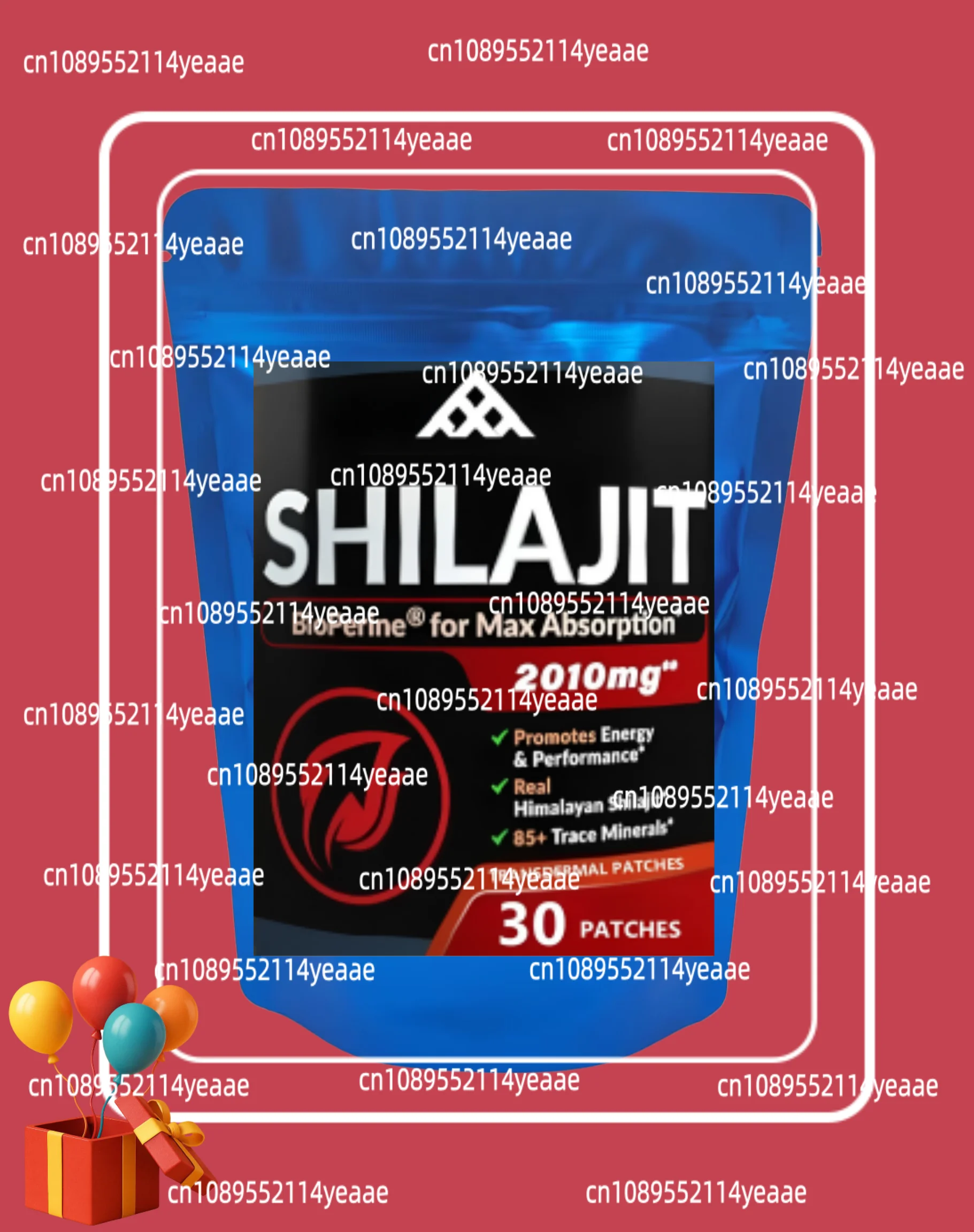 30 Patches Shilajit Transdermal Patches Trace Minerals For Energy, Performance, Immune Support