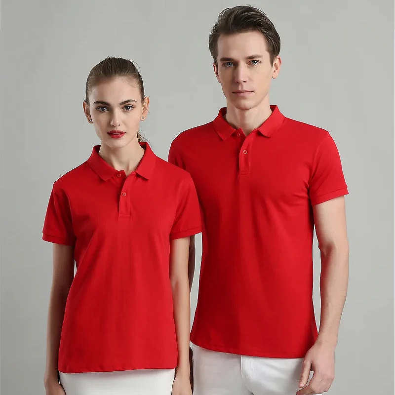 Camisa polo casual masculina e feminina, logotipo personalizado com texto impresso, marca bordada, design pessoal, tops respiráveis, verão