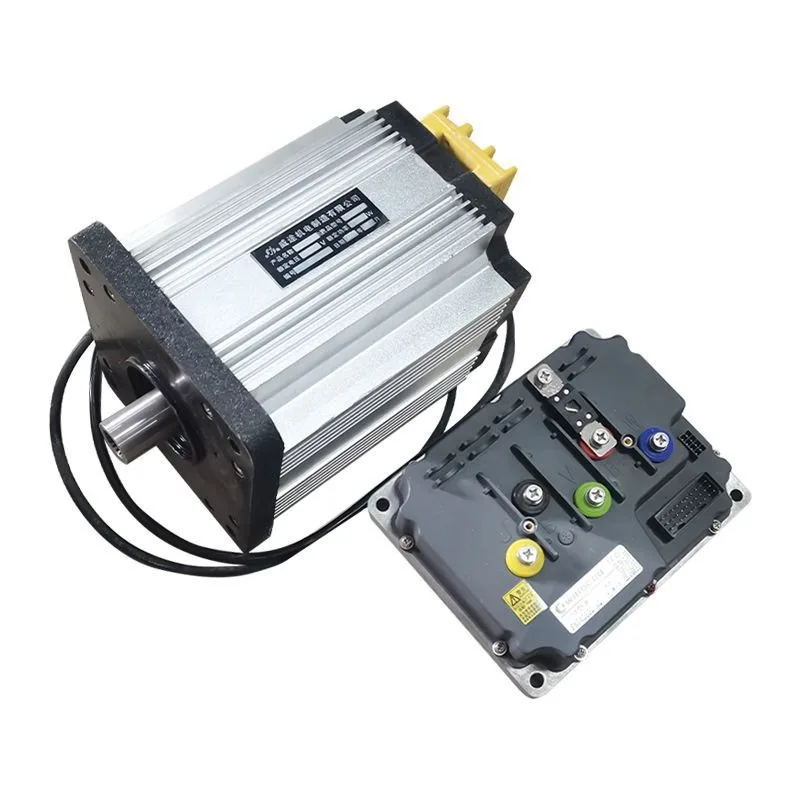 

5kw high-power DC permanent magnet synchronous motor 10kw controller rotary motor modified electric vehicle four wheels