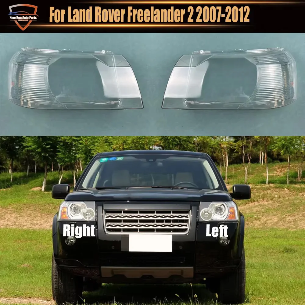 Car Accessories Headlamp Transparent Cover For Land Rover Freelander 2 2007-2012 Lampshade Headlight Shell Lens Plexiglass
