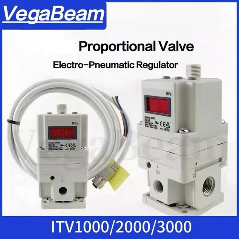ITV Proportional Valve ITV1050&ITV1010&ITV2050&ITV3050 Etc Laser Cutting Machine Electro Pneumatic Proportional Solenoid Valve