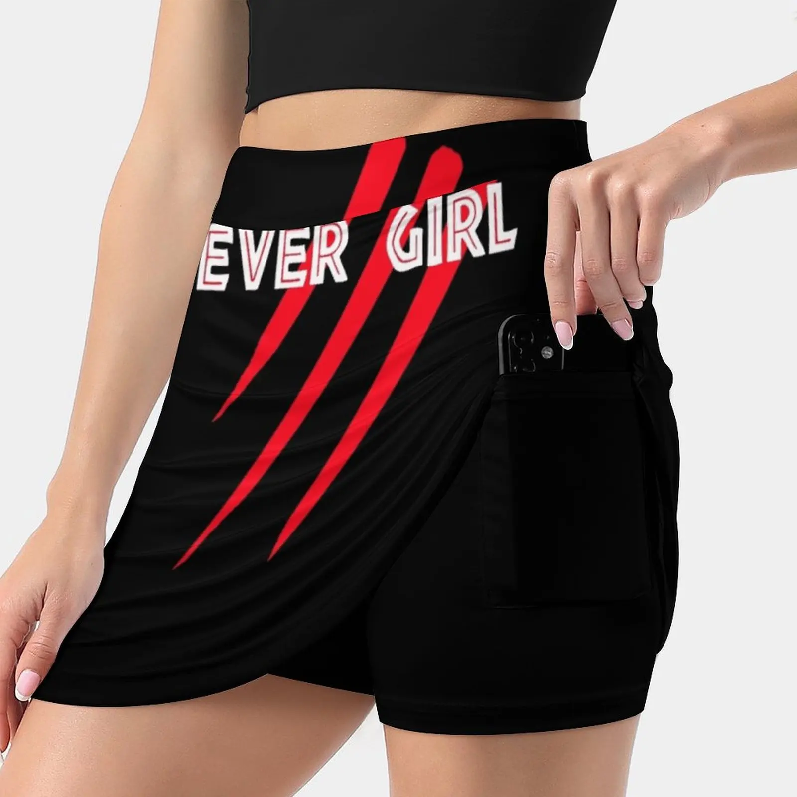 Clever Girl Women'S Fashion Sporting Skirt With Pockets Tennis Golf Running Skirts Raptor T Rex Jeff Goldblum Ingen Hunter