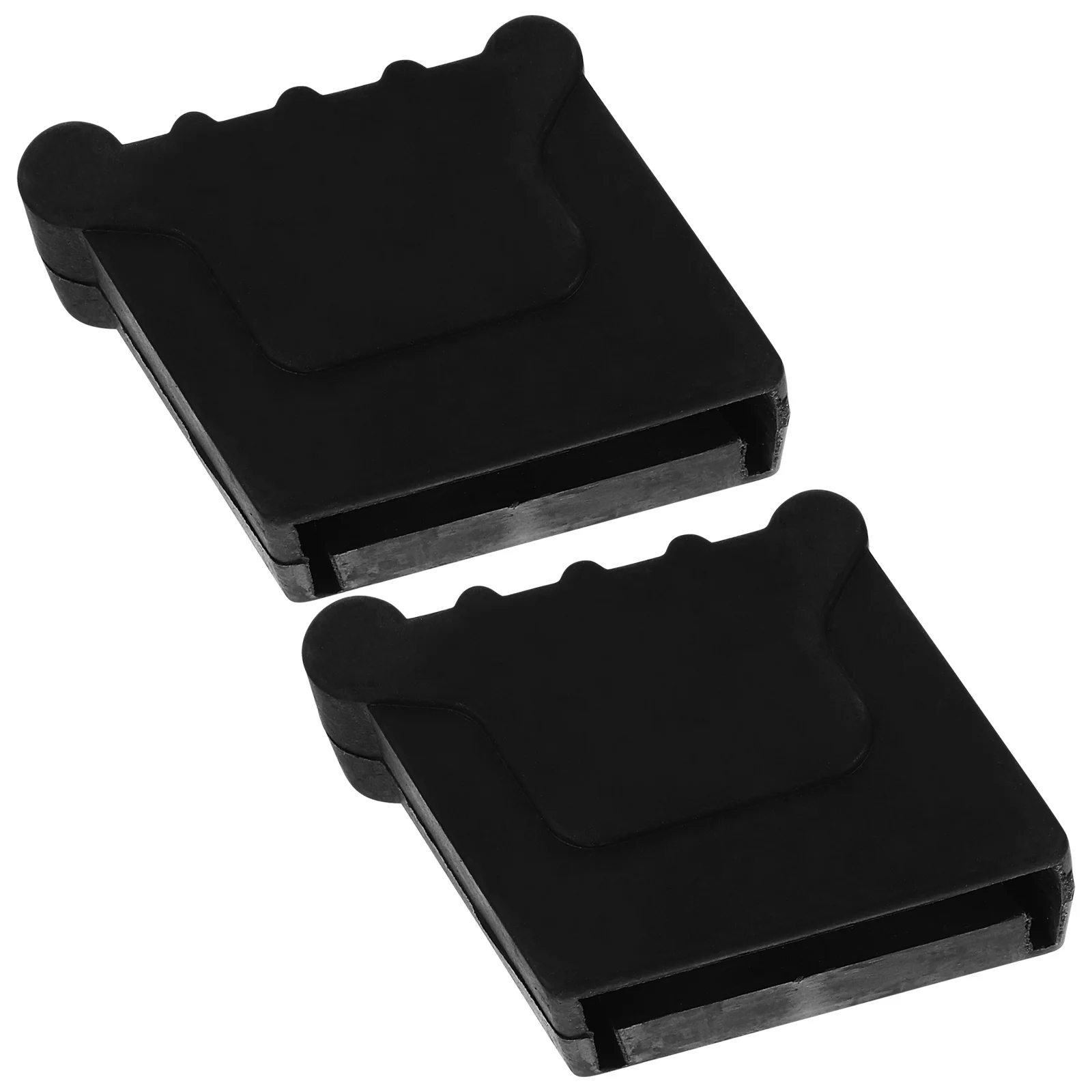 

2pcs Ladder Feet Covers Rubber Pads For Step Extension Ladders Non-Slip Safety Protection Replacement Bumper Caps Ladder