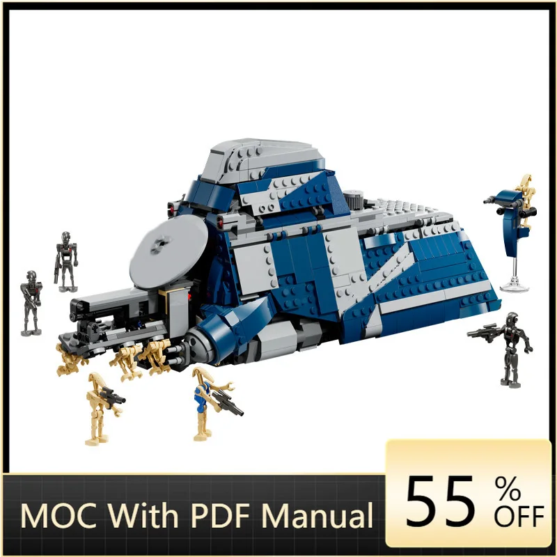 

976 шт. MOC Star Battle, модель космического корабля, строительные блоки, кирпичи, креативная сборка «сделай сам», игрушки для детей и взрослых, рождественские подарки