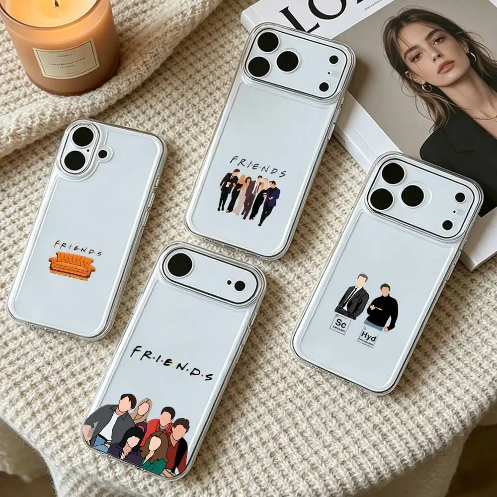 F-Friends TV Show Coffee Silicone Cover For IPhone 17 16 15 11 13 14 Pro Max Plus 12Mini Soft Shockproof Protective Cover