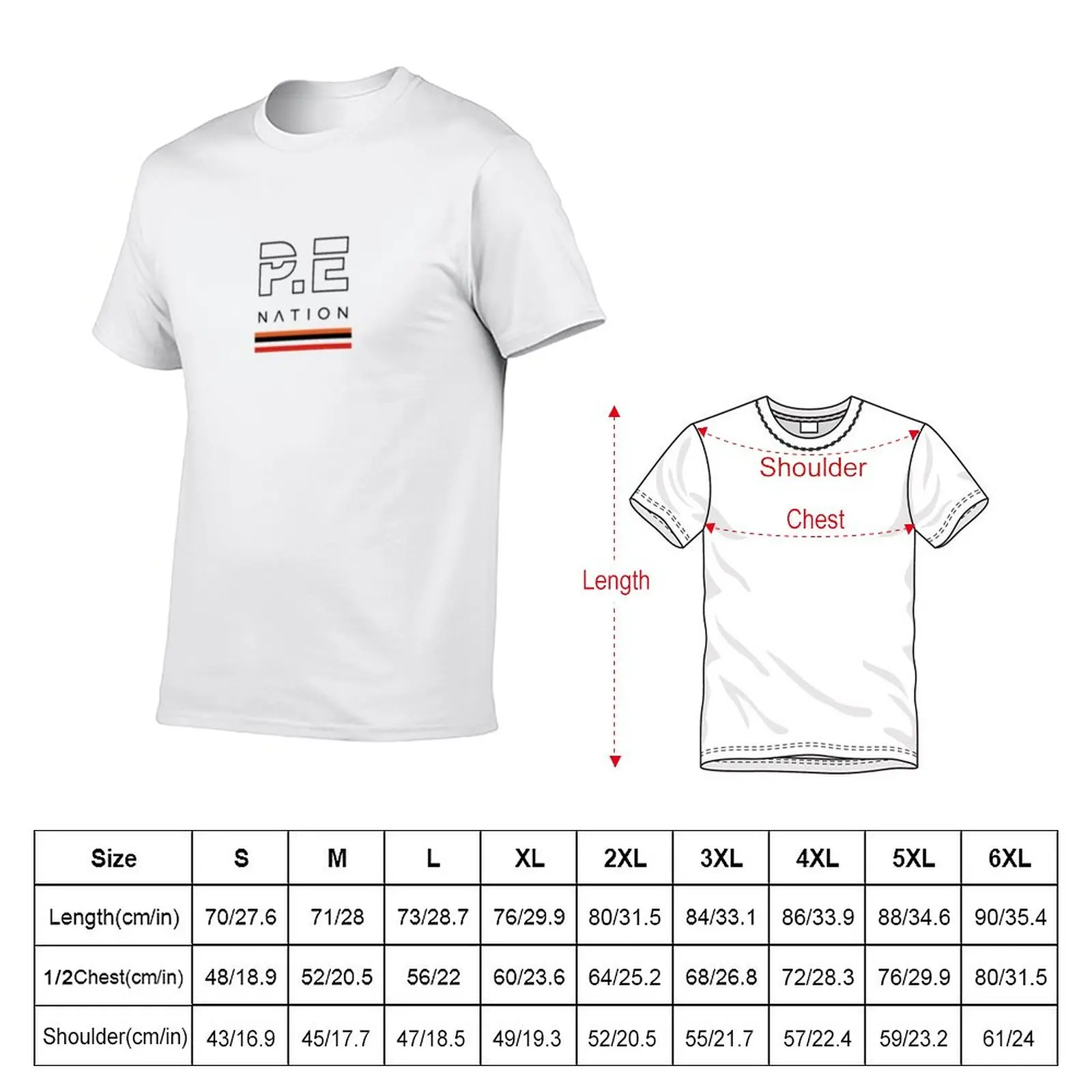 Copy of Classic Box PE.nation Activewear T-Shirt blanks summer top Men's clothing