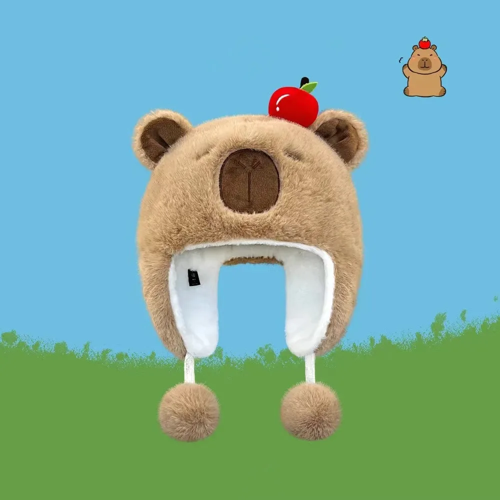 

Пуловер с героями мультфильмов, флисовая шапка с ушками, зимняя женская шапка, морозостойкая кепка Ley Feng для зимней моды, спорта на открытом воздухе, Рождество