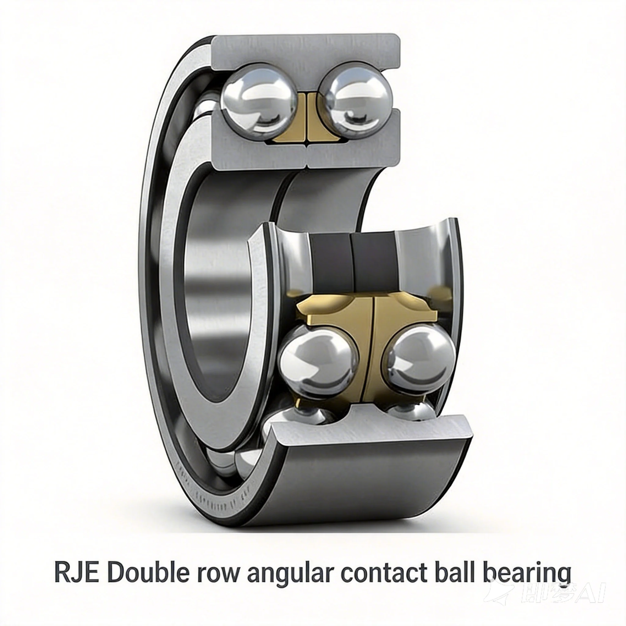 Roller Bearing LR606-2RSR-HLC Double Row Angular Contact Ball Inner Diameter 6mm Outer Diameter 19mm Thickness 6mm