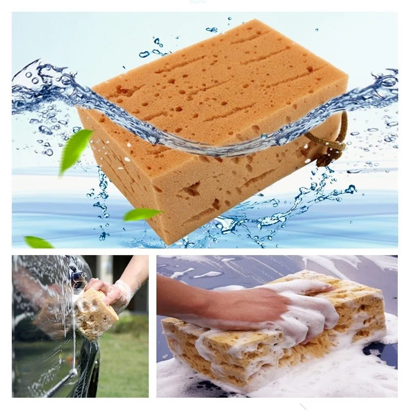 17*10*9cm Car wash sponge block car motorcycle cleaning supplies large size Honeycomb sponge brush dusting car cleaning tool