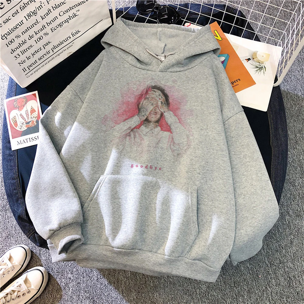 Lil Peep hoodies women Kawaii graphic Pullover women long sleeve top Hood