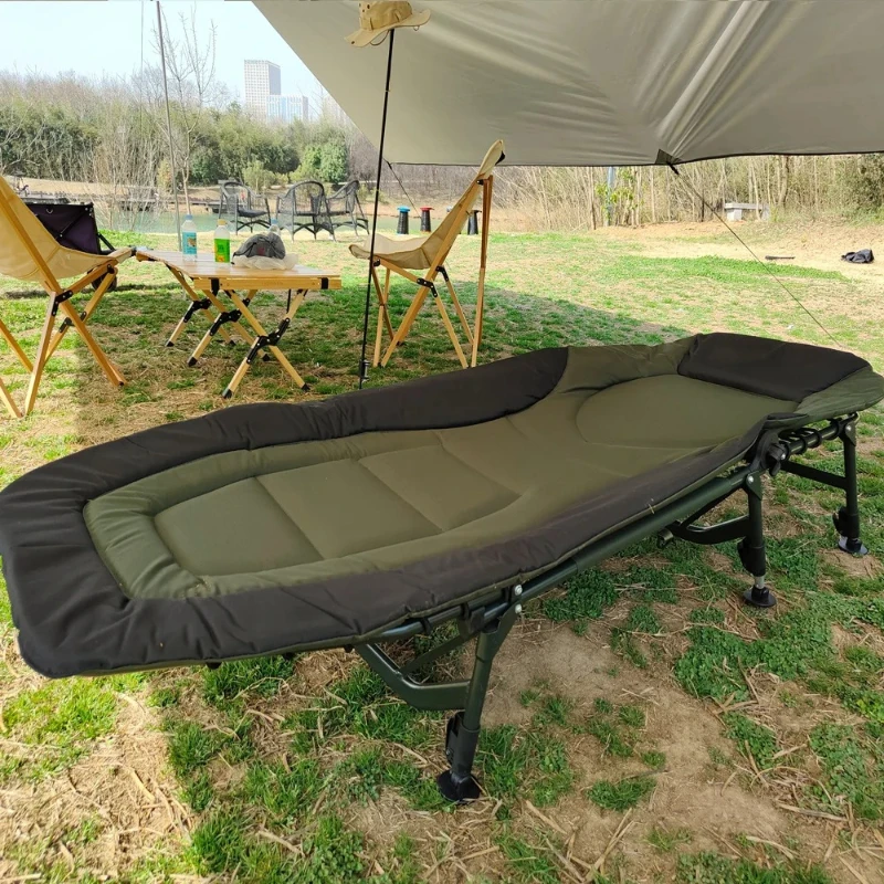 Portable Folding Bed for Office Camping Simple Mattress Folding-bed Sleeping Furniture Mobile Foldable Camping Bed Ultralight