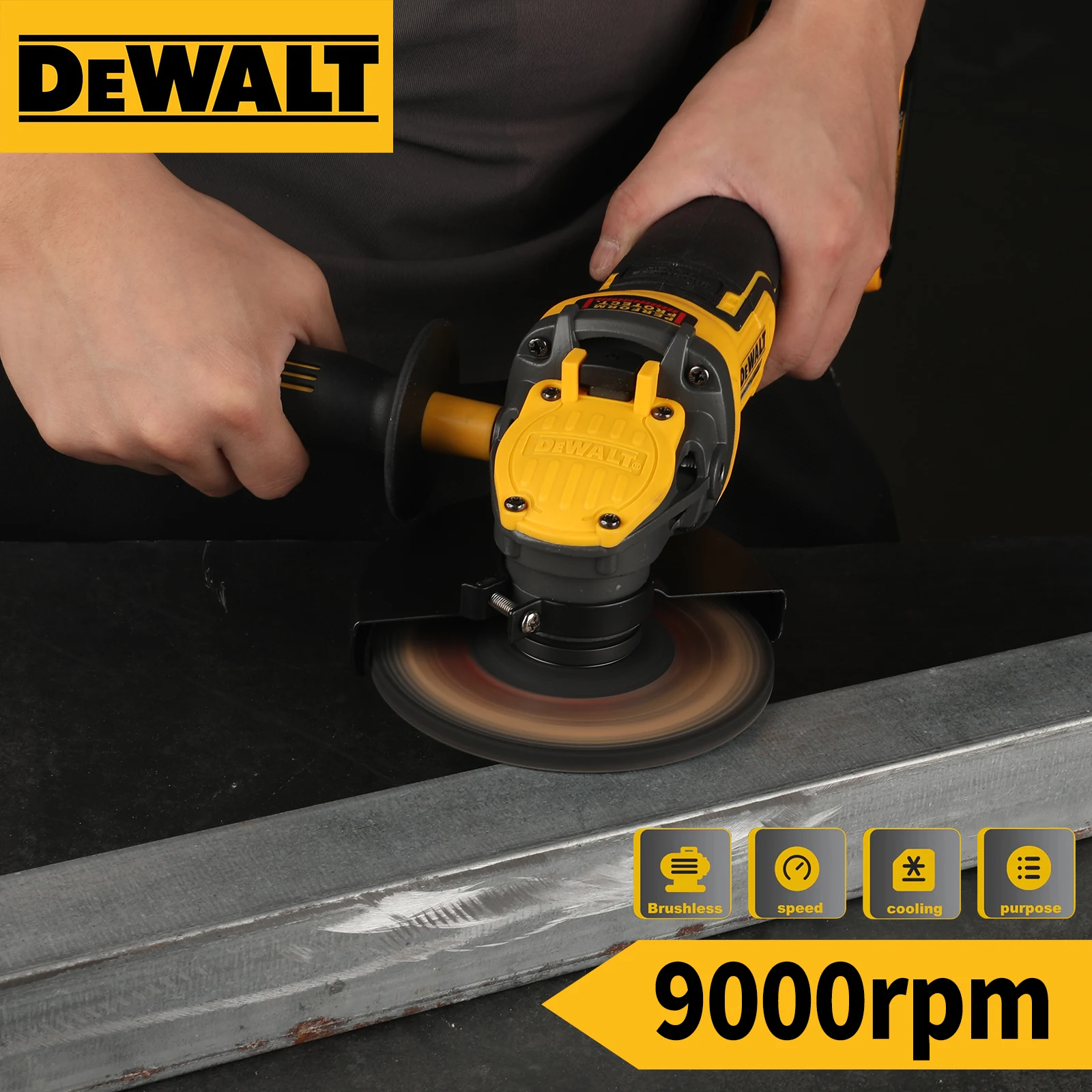 DeWALT DCG416 Cordless Angle G - Brushless Angle Grinder Battery Powered review and price