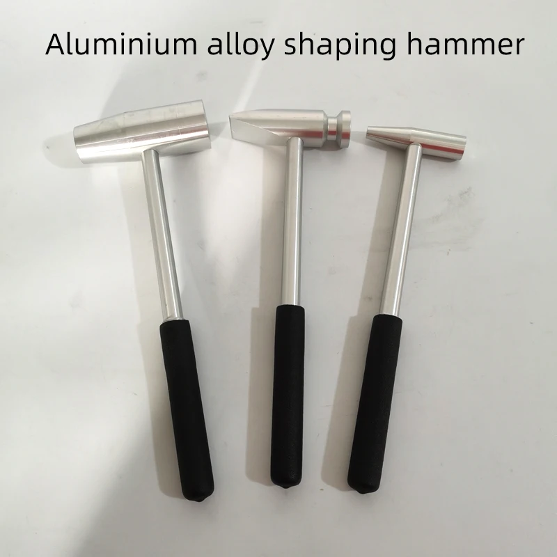 

ATPRO Aluminum Alloy Hammer Car Aluminum Body Flattening Round Head Hammer Sheet Metal Hammer Dent Repair Aluminum Alloy