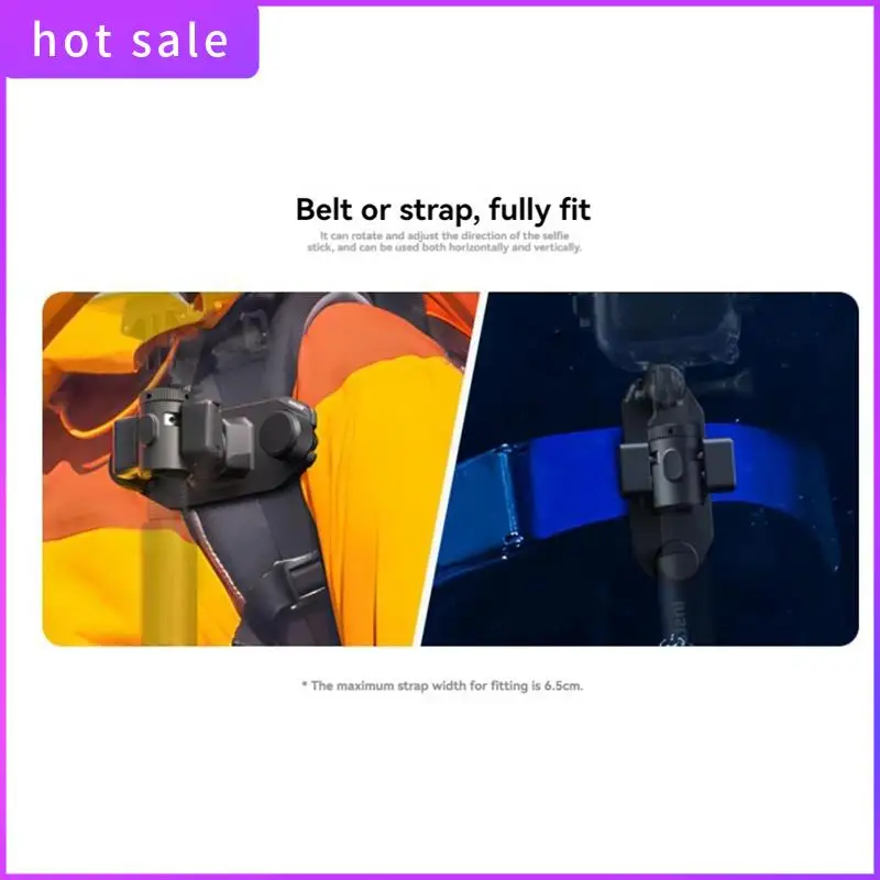 

ELEC-Camera Hanger For Insta360 Selfie Stick Quick Release Hanger Belt Strap Carrying Strap Storage Sports Camera Accessories