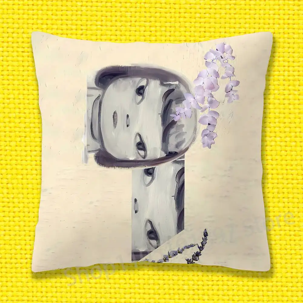 اليابانية فتاة Y-يوشيتومو نارا رمي كيس وسادة ل 50x50 سنتيمتر 30x30 سنتيمتر 55x55 سنتيمتر 45x45 سنتيمتر 40x40 سنتيمتر مربع السرير المخدة غطاء