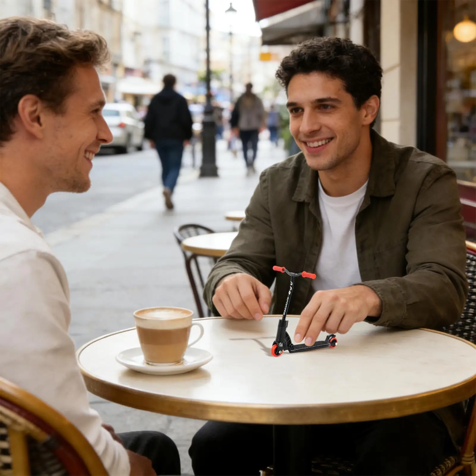 Finger Scooter Mini Foldable Tabletop Decoration Cute Finger Scooter Toy For Kids Teens Adults Collectors Home Office Bedroom