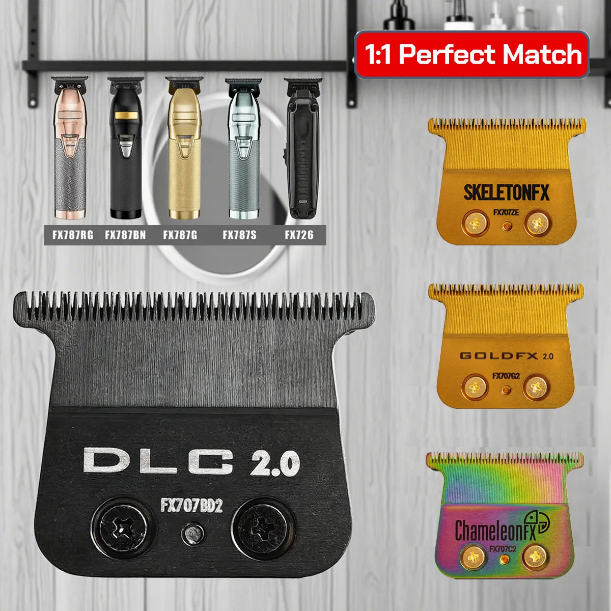 

Профессиональное сменное лезвие для детей, все FX797 FX787 FX726 и FX773N триммеры для волос, триммер для парикмахерской, режущая головка из углеродистой стали