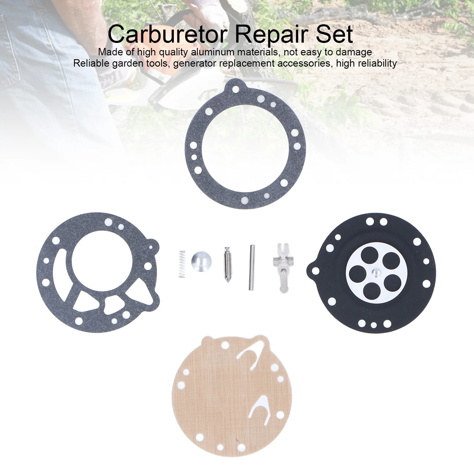 Carburetor Repair Kit Rebuild Set Replacement Parts Carburetor Maintenance Accessory Kit for McCULLOCH RK88HL RK 88 HL