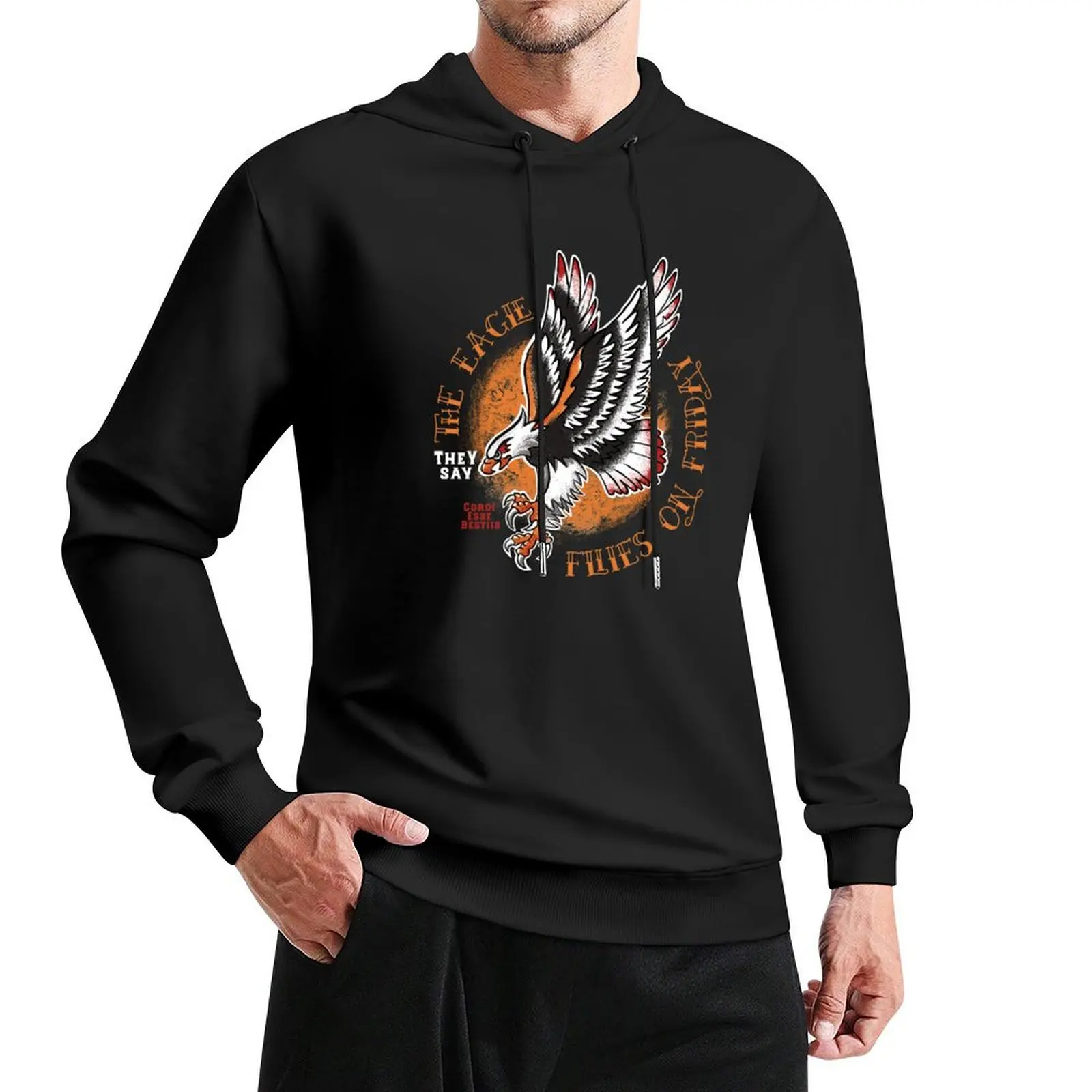 

The Eagle flies on Friday Pullover Hoodie korean style clothes men's clothes autumn clothes new in hoodies & sweat-shirt