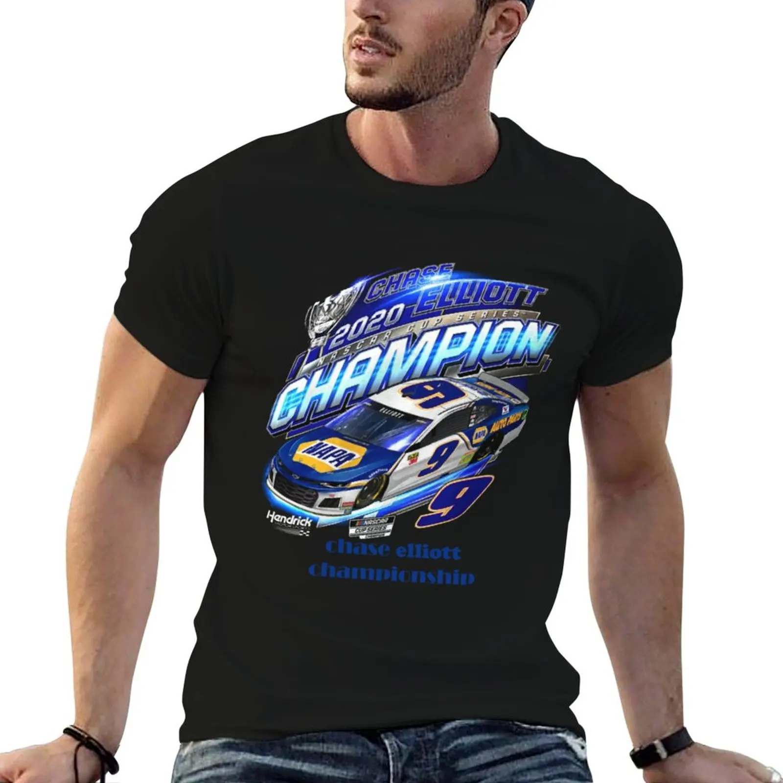 

Чемпионат Чейза Эллиотта всегда лучшая легкая футболка мужская повседневная мужская футболка футболка с графическим рисунком