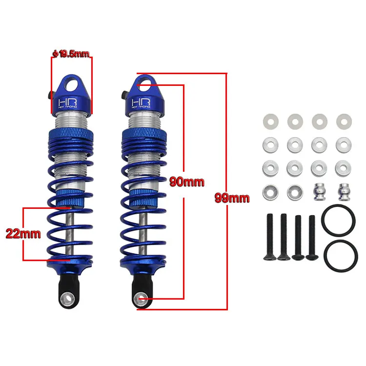

HR 90 мм Противоударная Замена Traxxas с большим отверстием, Long Shock TRA2660 3760 3760A