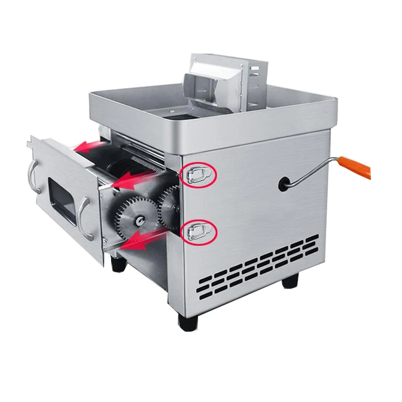 

Electric Slicer Dicing Machine Small stainless steel Meat Cutter Desktop Grinder Commercial Fully Automatic Shredder