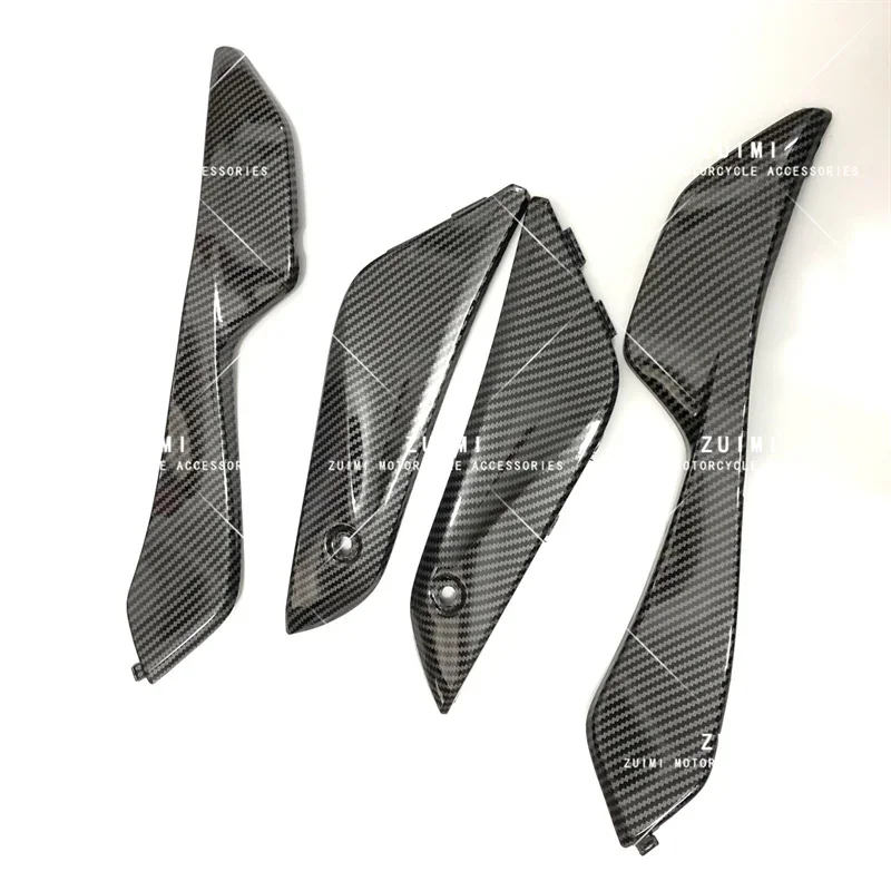 Carbon Fiber Painted Fairing Motorcycle Left Right Tank Side Cover panel For Fit HONDA CBR1000RR 2004 2005 2006 2007