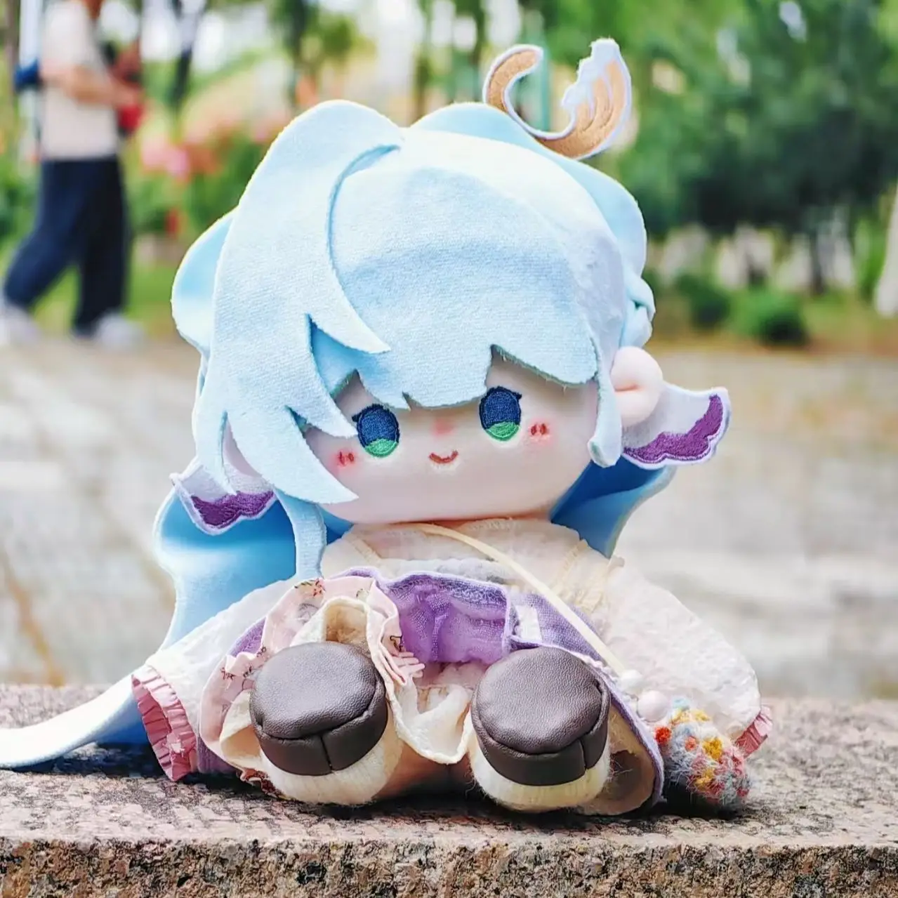 애니메이션 게임 혼카이: 스타 레일 로빈 20cm 봉제인형 귀여운 드레스업 플러시 장난감 성인 및 어린이 선물용 수집품