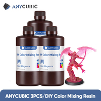 Anycubic 3KG DIY Color Mixing Resin 405nm Photosensitive Rapid Curing Easy to Shape Standard Polyresin for Mono 7 Max 3D Printer