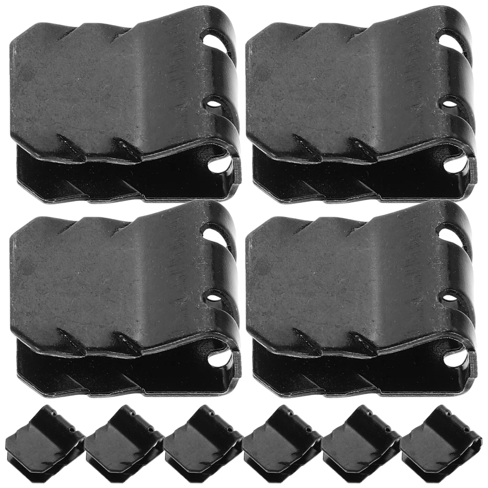 Attaches de retenue métalliques, 10 pièces, Clips de protection de voiture, couvercle de moteur, bouclier anti-éclaboussures, pièces de rechange automobiles