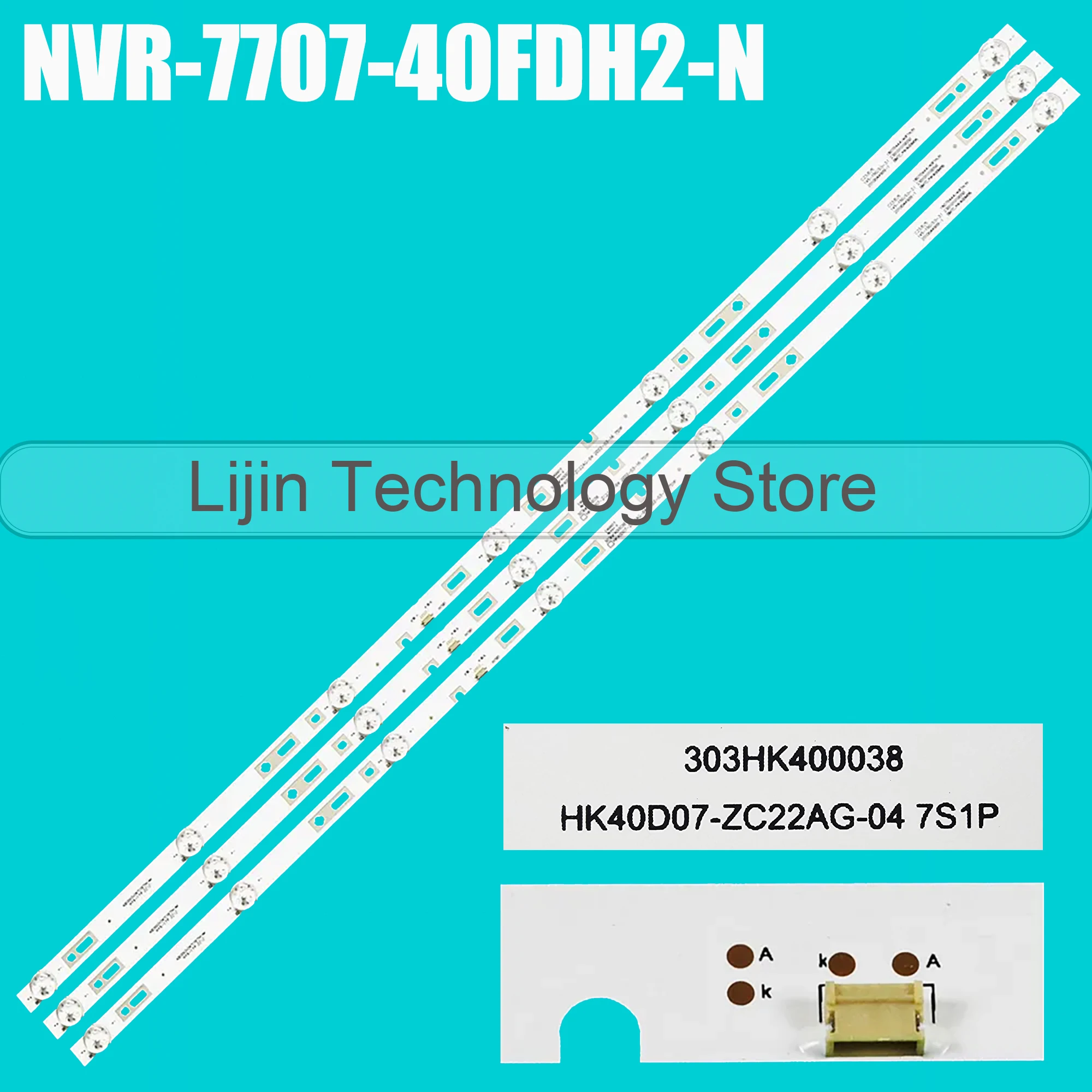 kit tira conduzida para 40pa310e rlded4016a 40f337 ptv40f0 ntr hk400ledm jh28h rf ae400e300701s 07 a0 hk40d07 zc22ag 04 10 01