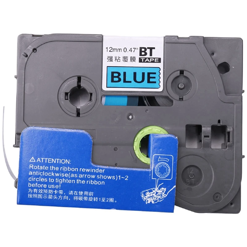 18PCS 12Mm Tze131 Tze231 Tze431 Tze531 Tze631 Tze731 Lableing Tapes For Brother P-Press PT-D210 PT-H110 PT-D600 Printers