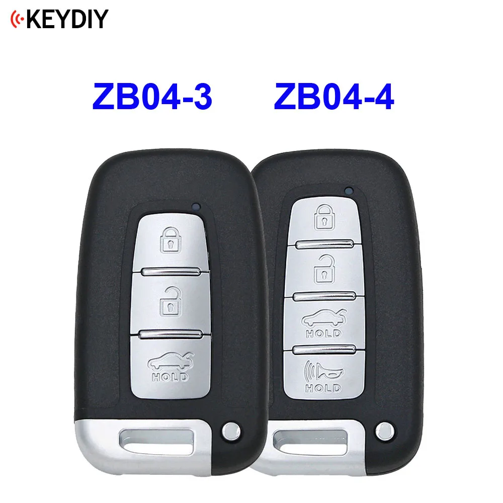 KEYDIY ZB04-3 ZB04-4 Original KD ZB Smart Key ZB Series Keyless Go Remote Control Fob for KD-X2 KD MAX Key Programmer