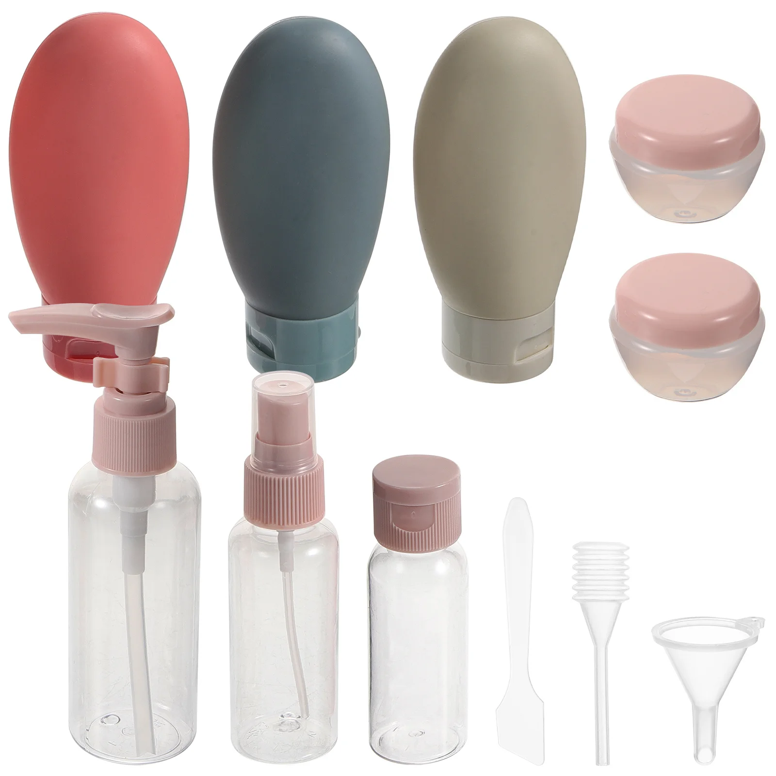 

1Set Makeup Bottle Kit Compact Travel Empty Bottles Reusable Bpa Free Containers for Skincare Products on The Go