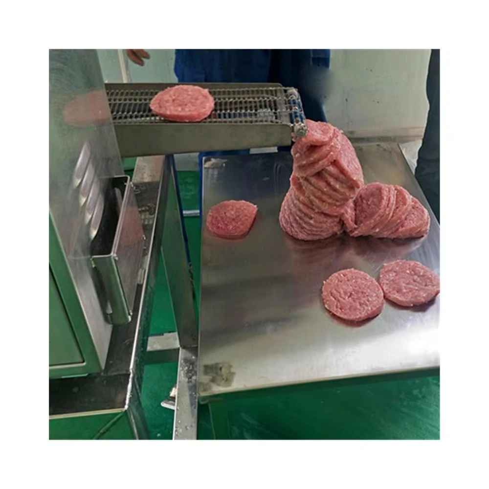 Automatic Industrial Burger Patty Making Machine for Pressing Shaping Beef and Meat Patties Burger Patty Machine