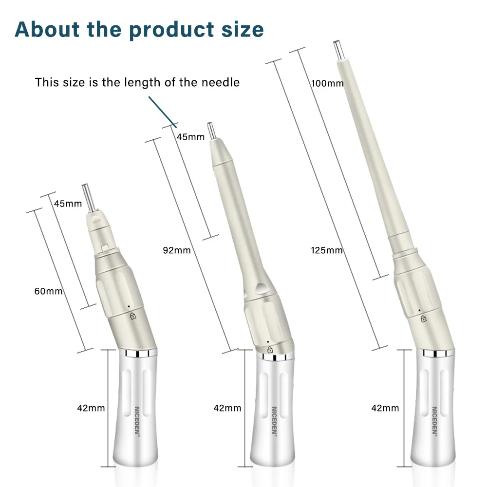 FX Series Micro Surgery Handpieces Dental Straight Nose 20˚ Angle Handpiece Clinical Accessories Non-Optic